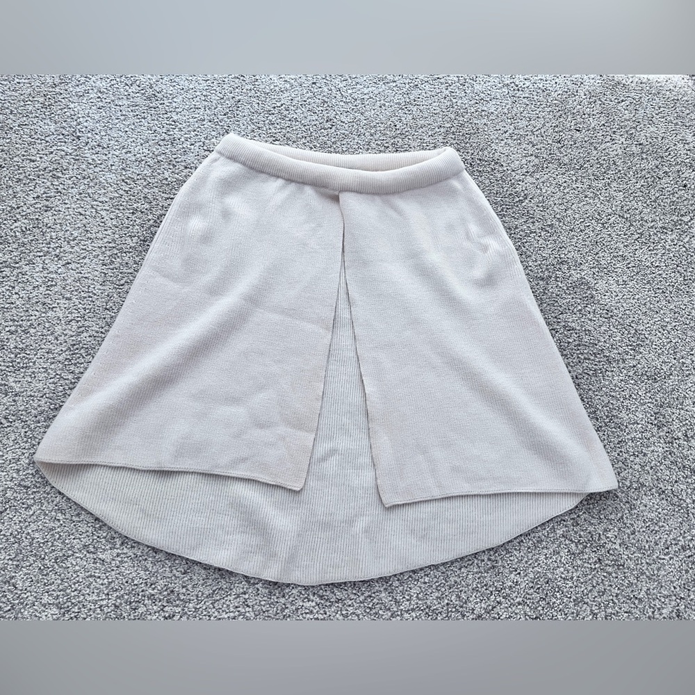 Lemaire Cream virgin wool poncho